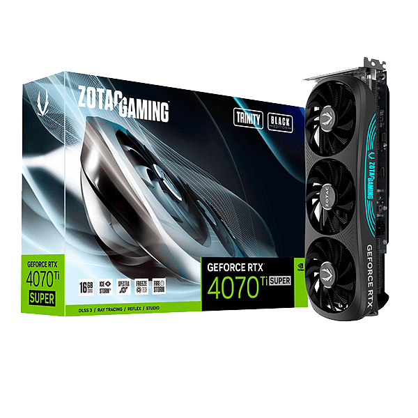 Zotac GeForce RTX 4070 Ti Super Trinity 16GB GDDR6X DLSS3  Tarjeta Gráfica Nvidia