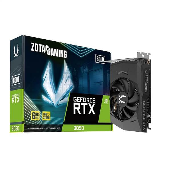 Zotac GeForce RTX 3050 Solo 6GB GDDR6 DLSS3  Tarjeta Gráfica Nvidia