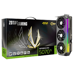 Zotac GeForce RTX 5070 Ti AMP Extreme Infinity 16GB GDDR7 DLSS4  Tarjeta Gráfica Nvidia