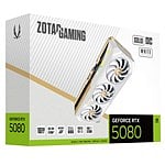 Zotac GeForce RTX 5080 Solid OC 16GB GDDR7 DLSS4  Blanca  Tarjeta Gráfica Nvidia