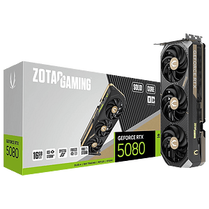 Zotac GeForce RTX 5080 Solid Core OC 16GB GDDR7 DLSS4  Tarjeta Gráfica Nvidia