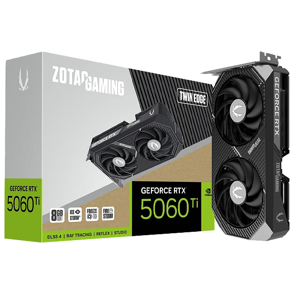 Zotac GeForce RTX 5060 Ti Twin Edge 8GB GDDR7 DLSS4  Tarjeta Gráfica Nvidia