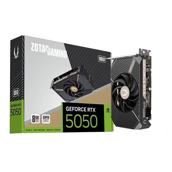 Zotac GeForce RTX 5050 Solo 8GB GDDR6 DLSS4  Tarjeta Gráfica Nvidia