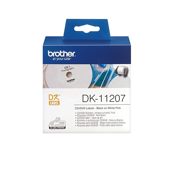 Etiquetas CDDVD Brother DK11207