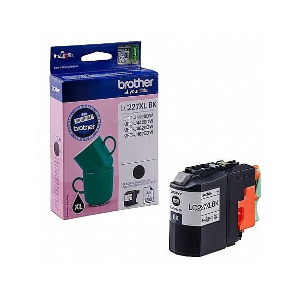 Brother LC227XLBKBP Negro 1200 pag  Tinta