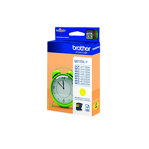 Brother LC125XLY Amarillo 1200 pag  Tinta