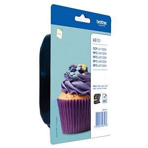 Brother LC123BK negro 600 pag  Tinta