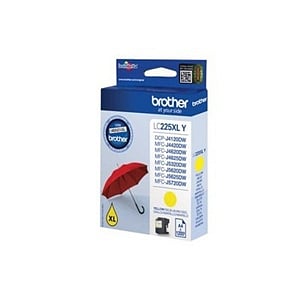 Brother LC225XLYBP Amarillo 1200 pag  Tinta