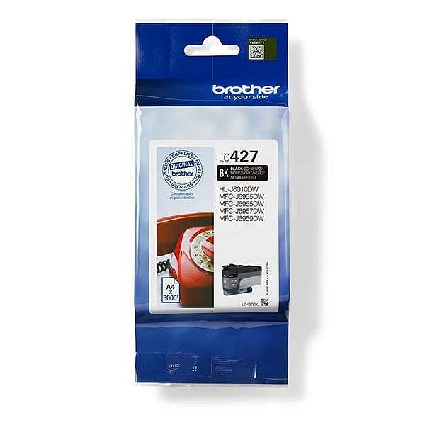 Brother LC427BK Negro 3000 páginas  Cartucho Tinta Original