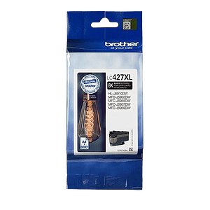 Brother LC427XLBK Negro 6000 páginas  Cartucho Tinta Original