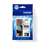 Pack de 4 cartuchos originales Brother LC422VAL BKCMY  Multipack 550 páginas