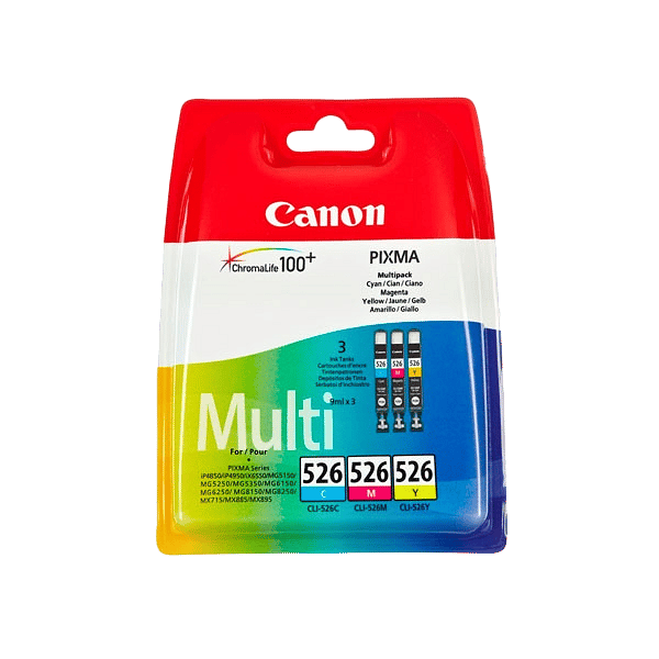 Canon CLI526 CMY Multi pack  Cartucho de tinta y tóner