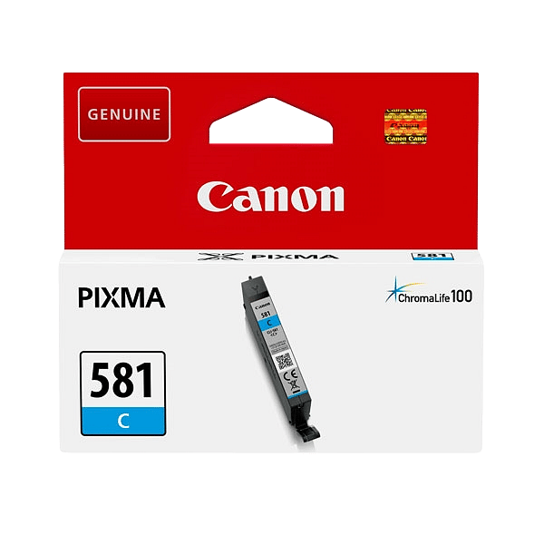Cartucho tinta cyan Canon CLI581  Tinta