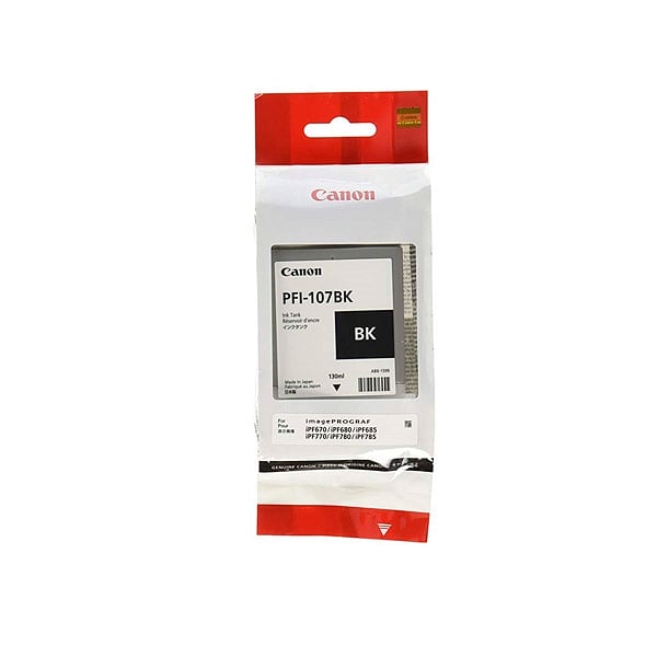 Canon pfi107bk negro  Cartucho de tinta