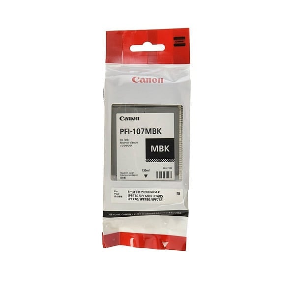 Canon pfi107mbk negro  Cartucho de tinta