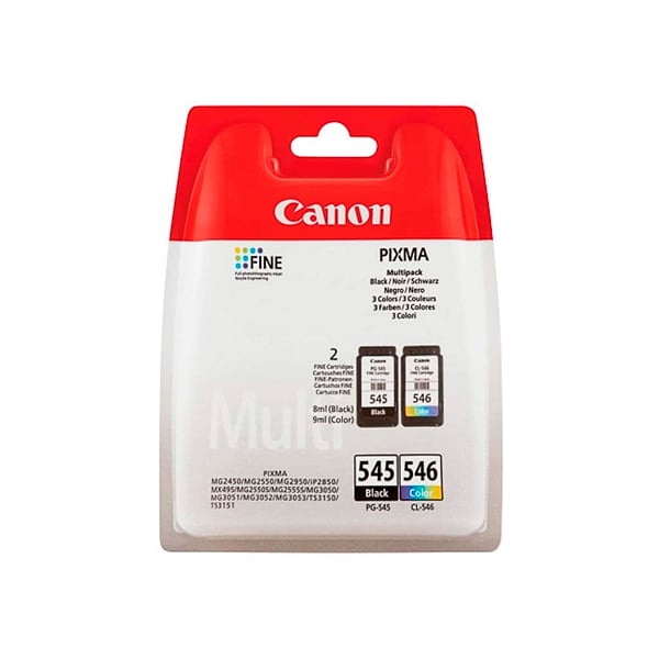 Canon PG545 y CL546 Multipack  Cartuchos