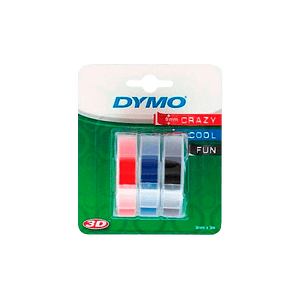 Dymo cinta en relieve autoadhesiva 3D x 3  Consumible