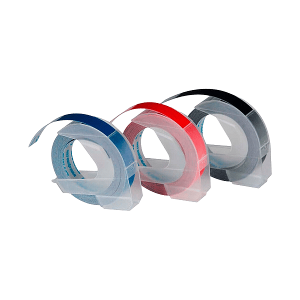 Dymo cinta en relieve autoadhesiva 3D x 3  Consumible