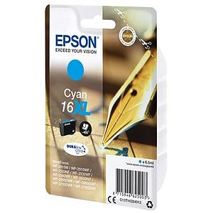 Cartucho Epson 16XL 450 páginas Cian DURABrite Ultra