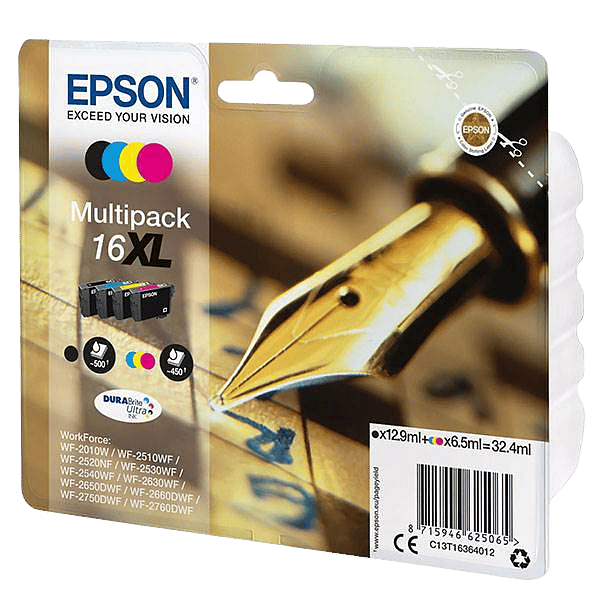 Cartucho Epson 16XL Multipack DuraBrite Ultra