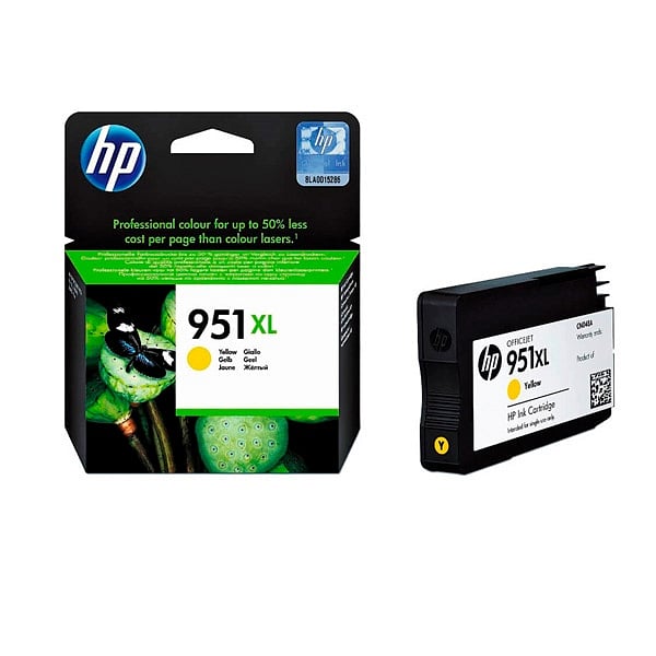 HP 951XL Amarillo 1500 pag  Tinta