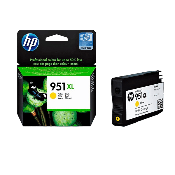 HP 951XL Amarillo 1500 pag  Tinta
