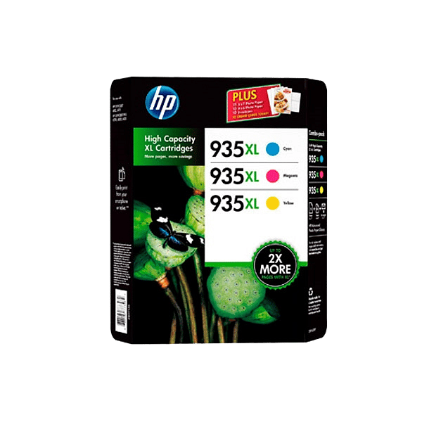 HP 935XL Pack 3 Amarillo cian Magenta  Tinta