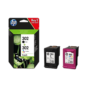 HP 302 Pack Negro  Tricolor  Tinta