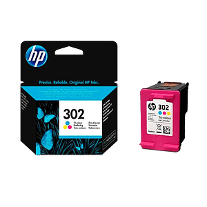 HP 302 Tricolor  Tinta