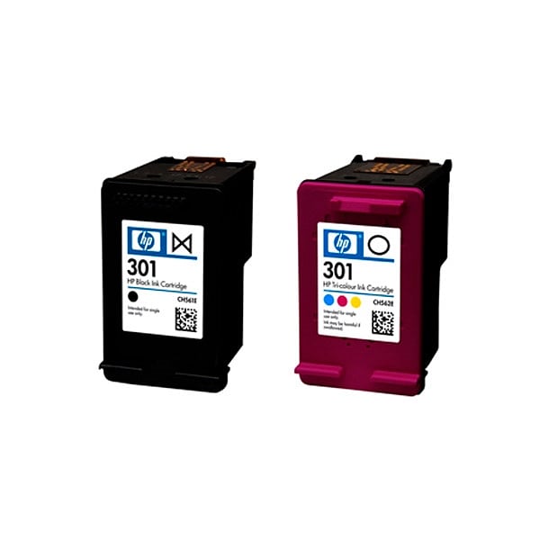 HP 301 negro y tricolor 190165 pag  Tinta