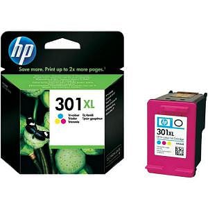 HP 301XL tricolor 330 pag  Tinta