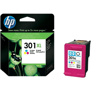 HP 301XL tricolor 330 pag  Tinta