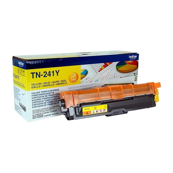 Brother TN241Y Amarillo 1400 pag  Tóner