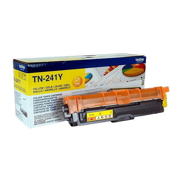 Brother TN241Y Amarillo 1400 pag  Tóner