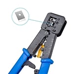 Crimpadora RJ11 RJ45 con corte de cable EZ  Herramientas