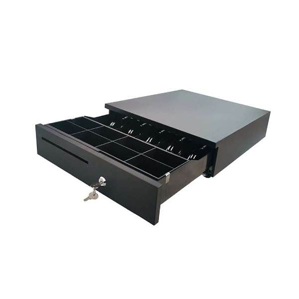 10POS CP405N RJ11 Negro  Cajón Portamonedas