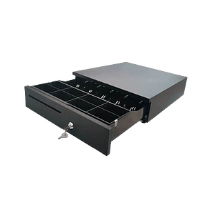 10POS CP405N RJ11 Negro  Cajón Portamonedas