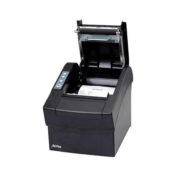 AVpos TC28W USBWIFI negra con avisador  Impresora Térmica