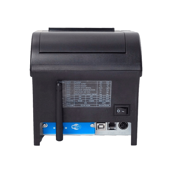 AVpos TC28W USBWIFI negra con avisador  Impresora Térmica