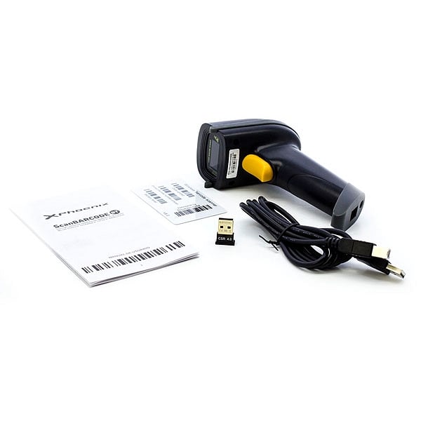 Lector codigo de barras laser inálambrico bluetooth  cable