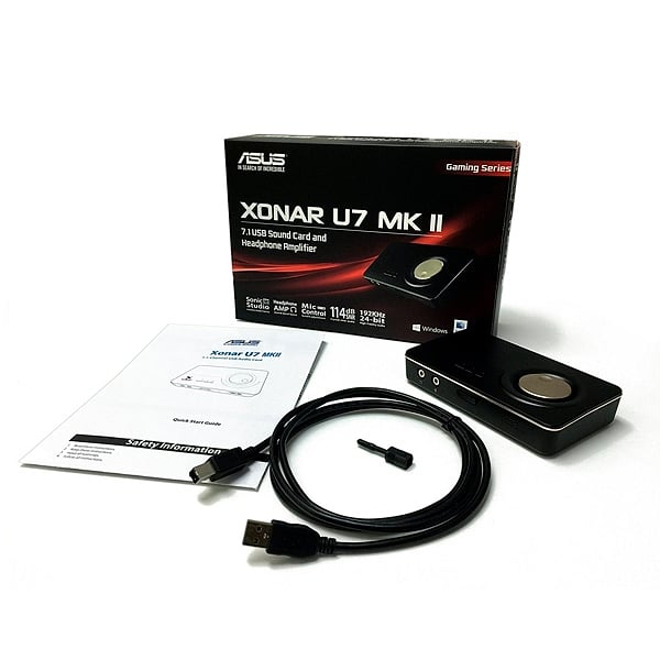 Asus Xonar U7 MKII  Tarjeta de Sonido