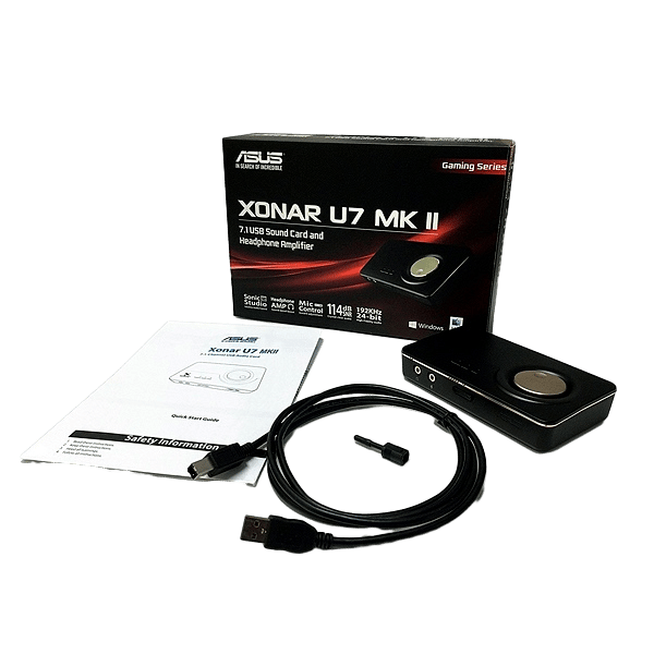 Asus Xonar U7 MKII  Tarjeta de Sonido