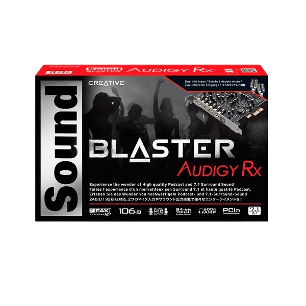 Creative Sound Blaster Audigy RX  Tarjeta de sonido
