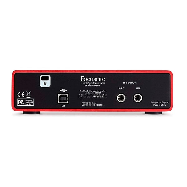 Focusrite 2i2 2nd Gen USB  Tarjeta de Sonido