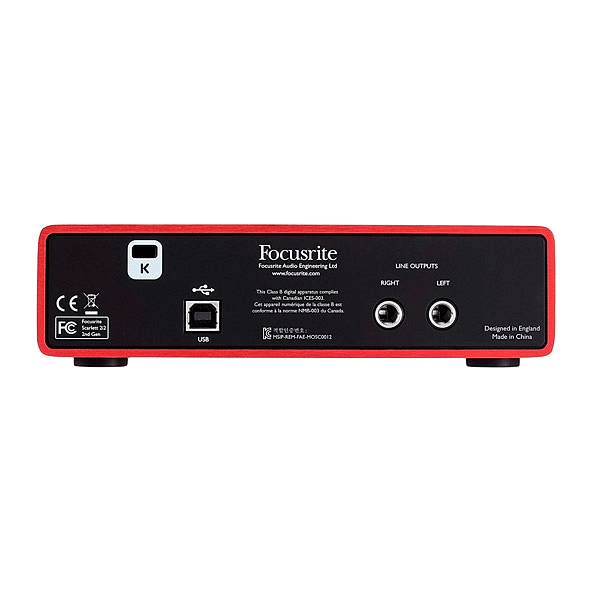 Focusrite 2i2 2nd Gen USB  Tarjeta de Sonido
