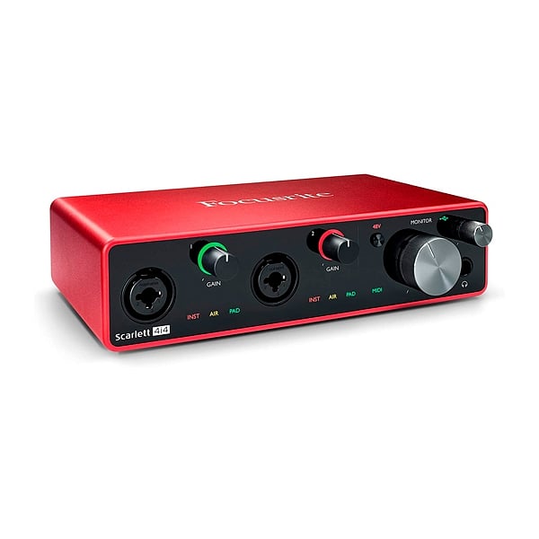 Focusrite Scarlett 4i4 3nd Gen USB  Tarjeta de Sonido