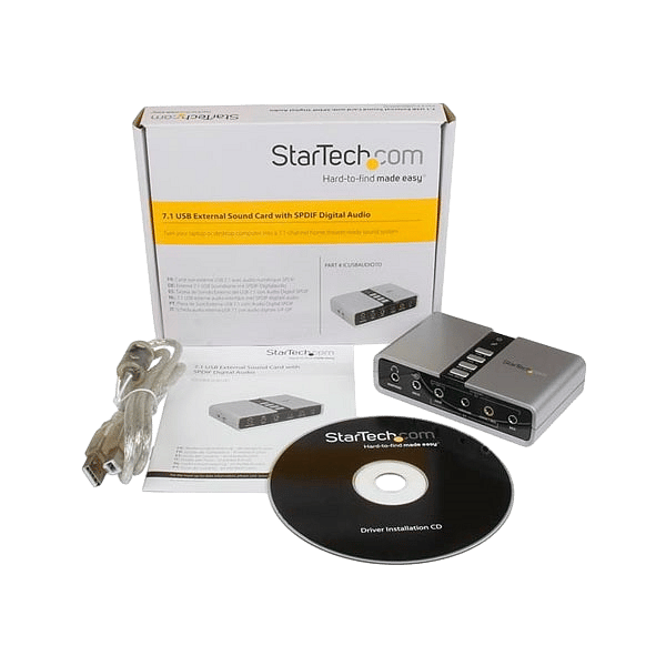 StarTechcom T Sonido 71 USB Externa  Tarjeta de sonido