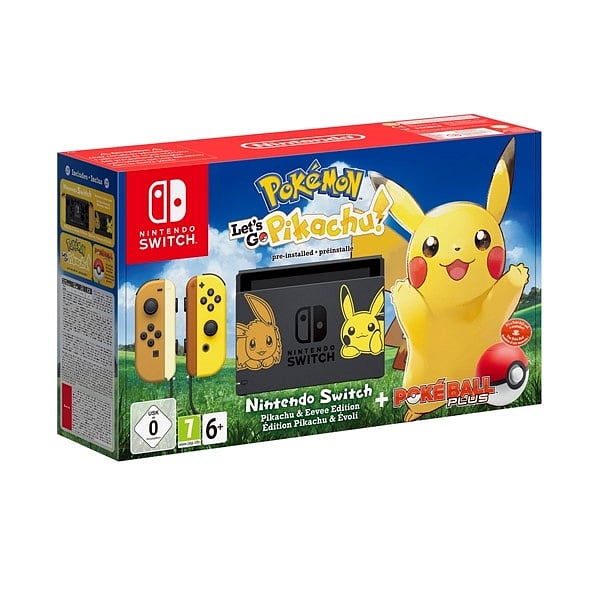 Nintendo Switch edición Let039s Go Pikachu  Pokéball Plus