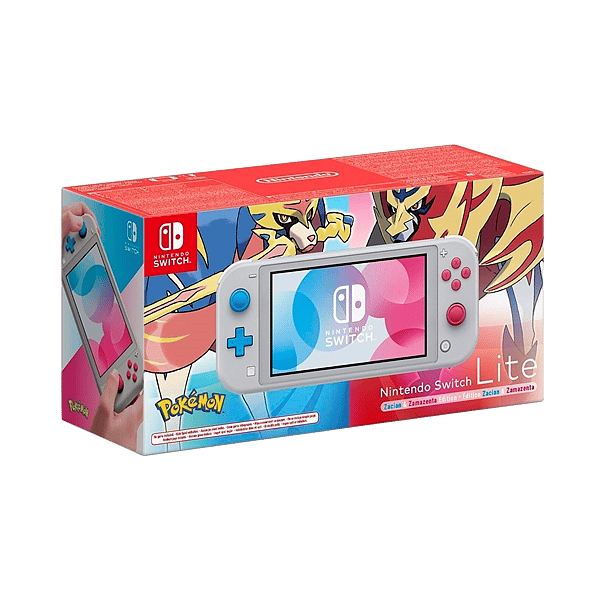 Nintendo Switch Lite Zacian y Zamazenta  Videoconsola