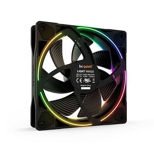 Be Quiet Light Wings 120x120 ARGB Black  Ventilador